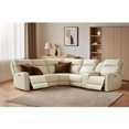 thumbnail image 2 of 104" Leather Reclining Sectional, 2 Power Recliners, Adjustable Lumbar Support & USB/Type-C Ports, 2 of 9