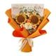 thumbnail image 1 of Ramo de flores de ganchillo terminado, ramo de flores artificiales de escritorio de girasol Naranja, 1 of 9