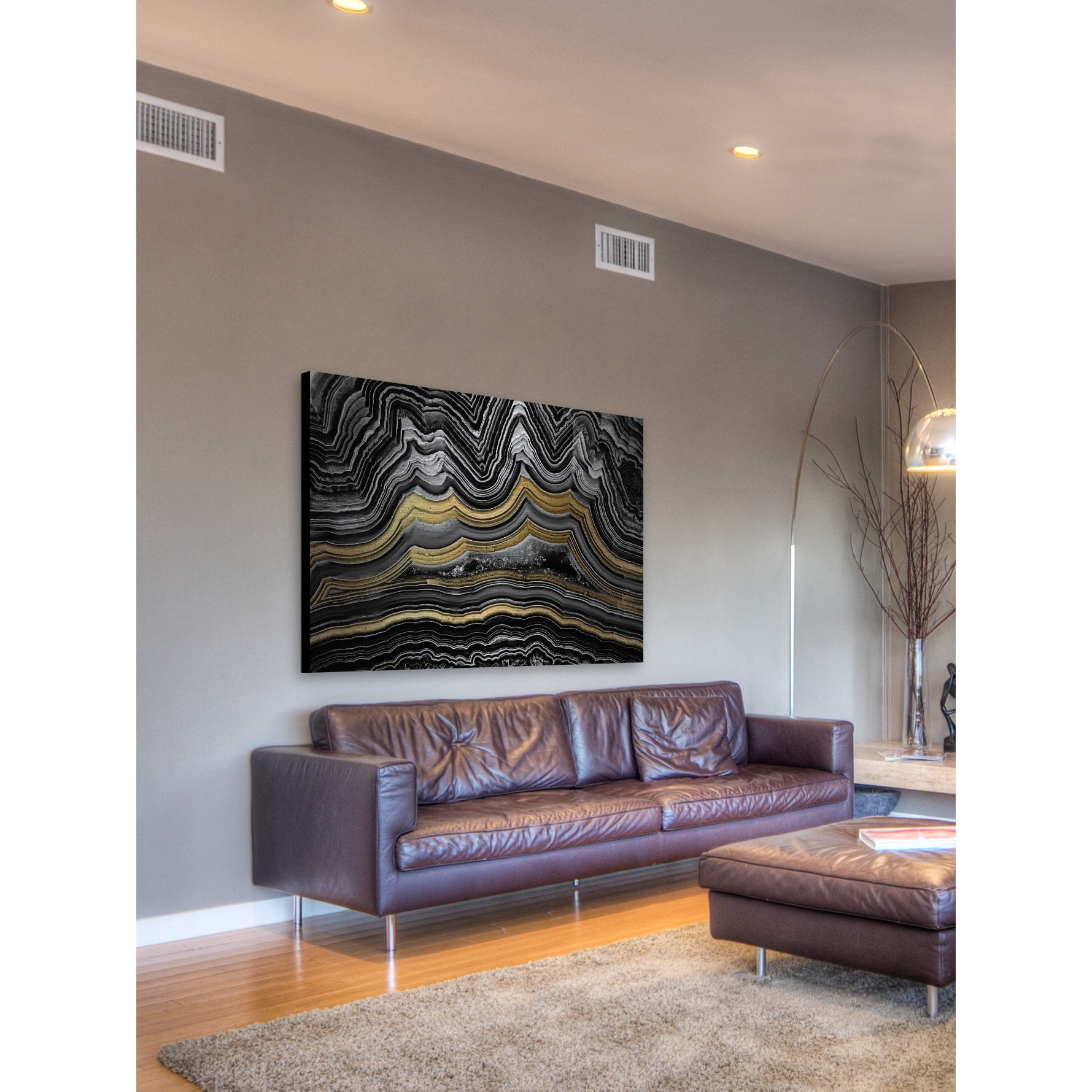 Marmont Hill "Waves of Glory" Painting Print on Brushed Aluminum