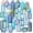 Blue Series, variant on 30 Pcs Vases Bulk Colored Flower Glass Bud Vases Valentine Vintage Colored Glass Bottles Colorful Rustic Embossed for Home Wedding Table Decorations Gifts(Green Series)