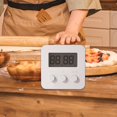 thumbnail image 1 of Temporizador de cocina eléctrico BLESIY Temporizador de huevo fuerte Reloj temporizador LCD grandes blanco, 1 of 8