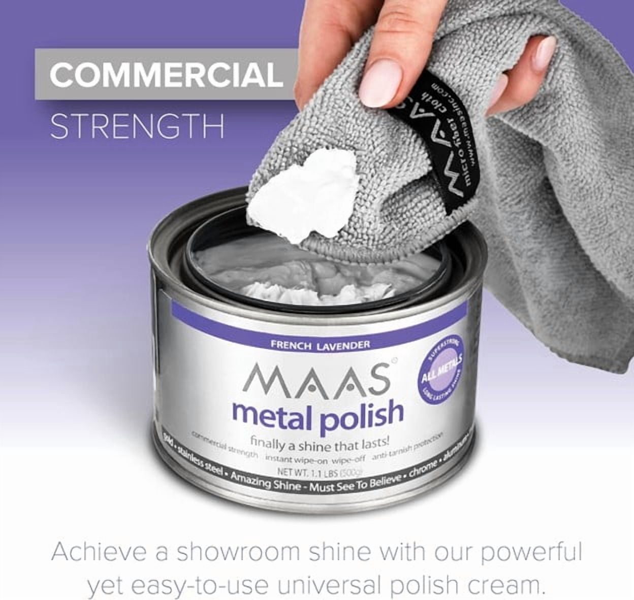 Maas International Metal Polish Can, 1.1-Pound