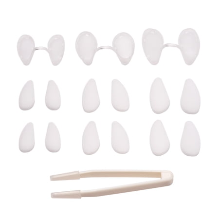 Invisible Nasal Filter Ultra-Breathable Nasal Filters Nasal Filters Nose Plugs for Smells with -HEPA Filters Air Filtration from Dust Smoke Small + Medium + Large Narrow Shape
