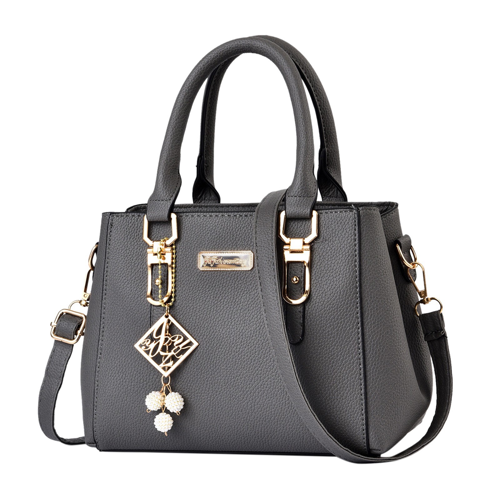 OVINYER Casual Leather Messenger Bag Large Capacity Handbag Fashion Womens Bag