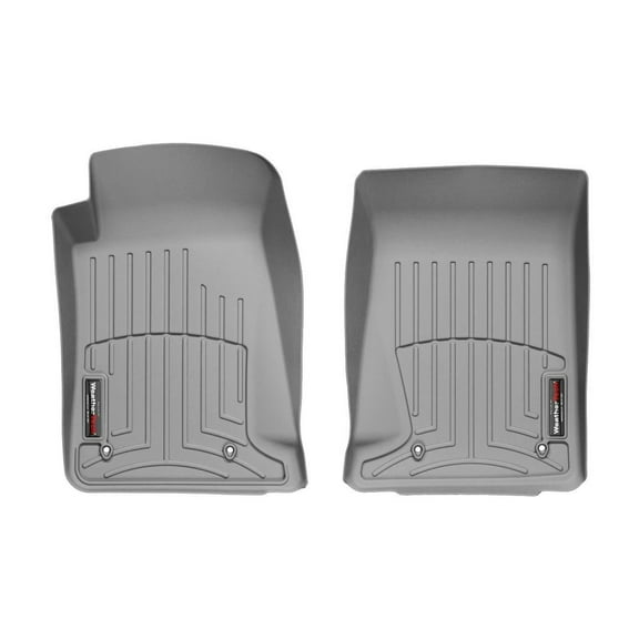 WeatherTech Custom Fit FloorLiners compatible with 2011-2015 Chevrolet Camaro - 1st Row (Driver & Passenger), Grey