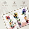 thumbnail image 6 of Elephant Stock Rustic Colorful Flowers Wall Art - Horizontal Canvas Wall Art - Living Room Wall Decor - Abstract Canvas - Beige And Pink Decor - 12" x 8", 6 of 8