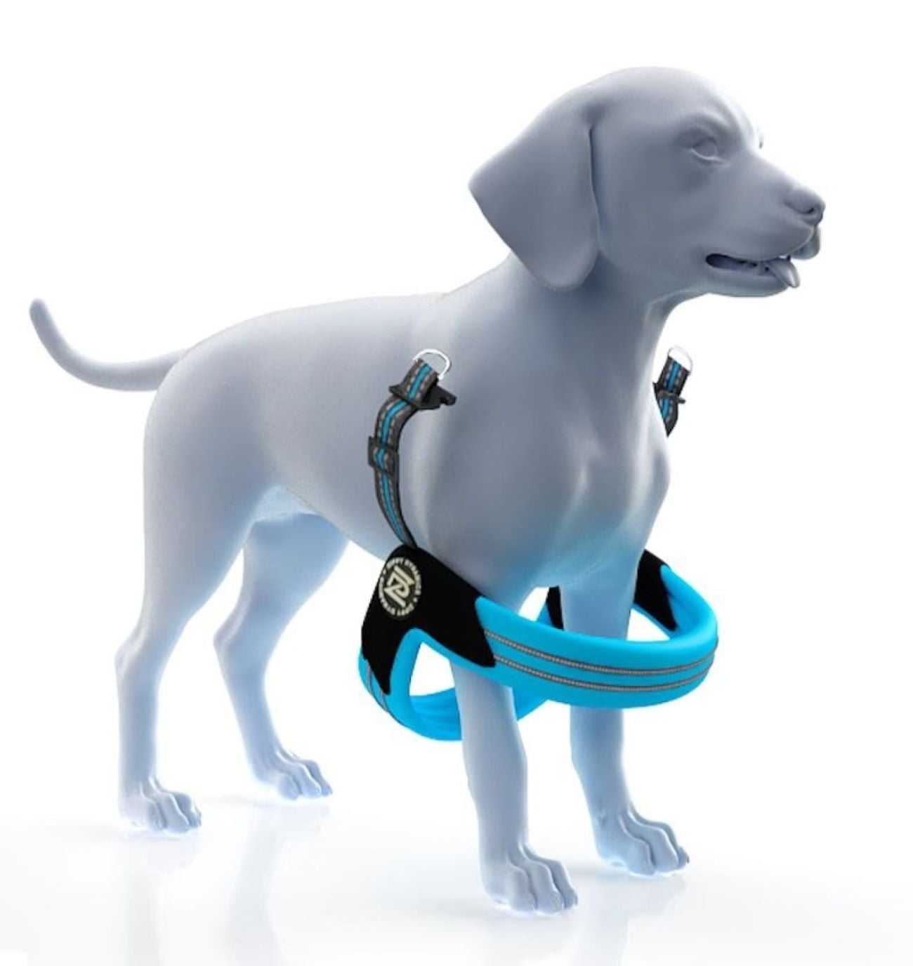 Stride. Dog Blue Step-In Adjustable Harness
