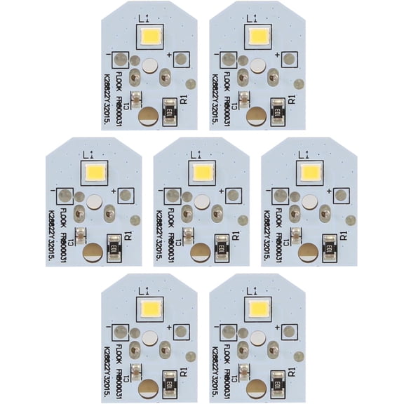 Aniceparthy New Upgraded 7 Pack WR55X11132 WR55X25754 LED Light for GE Refrigerator LED Light 3033142 AP6261806 WR55X26486 PS4704284 EAP12172918 WR55X30602
