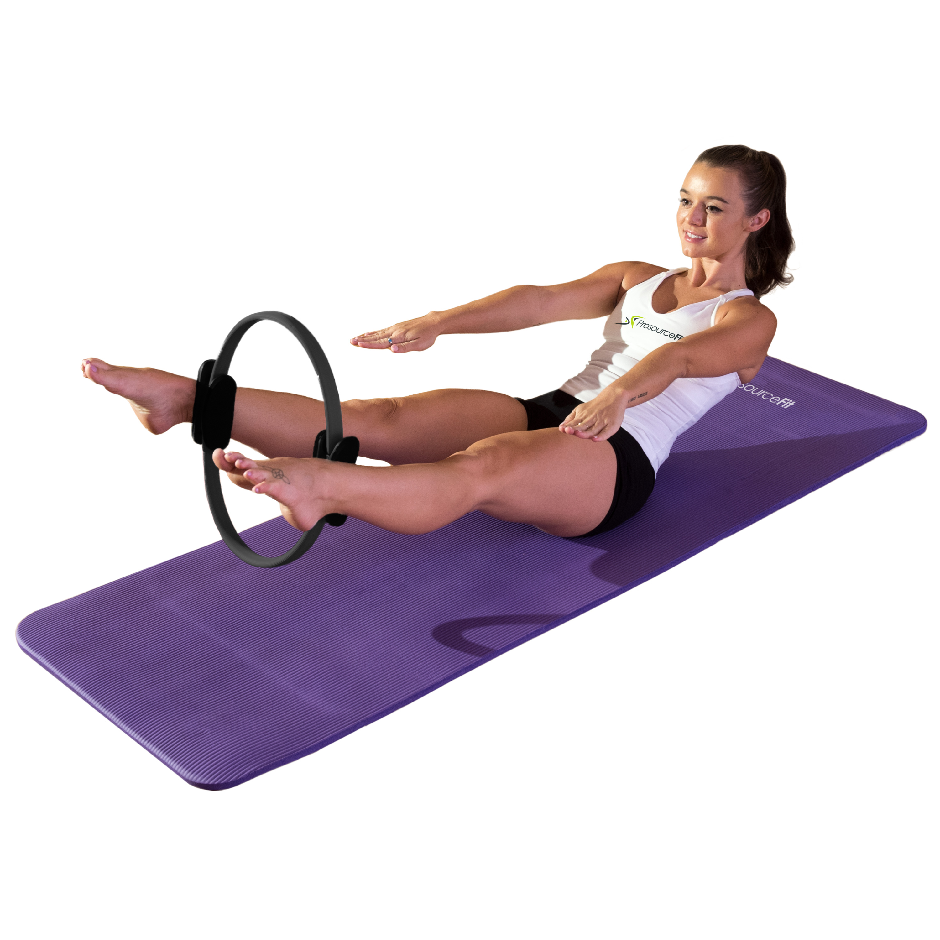 ProsourceFit 14-in Diameter Pilates Resistance Ring with Dual Grip Handles - image 4 of 6