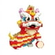 thumbnail image 1 of Creative Series Chinese Style Chinese New Year Spring Festival Lion Dance Ornaments, Creative Assembled Building Blocks Small Particle Assembled Toys, 1 of 4