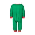 thumbnail image 4 of Elippeo Christmas Family Pajamas Matching Set Santa Claus Print Long Sleeve Tops and Pants Loungewear Soft Sleepwear, 4 of 10