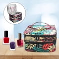 thumbnail image 4 of Bolsa de almacenamiento de de uñas de doble capa con caja organizado soporte grande rejillas Multicolor A Zulema Almacenamiento de esmalte de uñas, 4 of 8