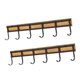 thumbnail image 4 of 2 piezas de cocina colgadora de cocina gancho de pared múltiple 6 ganchos soporte llave, soporte de pared para dormitorio de apartamento, 4 of 9