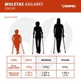 thumbnail image 4 of Muletas Chicas de Aluminio Magnimed OA6925S Soportan hasta 70kg, 4 of 8