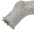 thumbnail image 6 of SILVERCELL Kids Girls Cotton Cute Socks Toddler Low Cut Crew Ankle Cute Lace Dots Print Socks 5 Pairs, 6 of 12