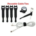 thumbnail image 3 of Desktop Cable Organizer, Weighted, Eco-Friendly Silicone, No Bad Smell, Bundled with 4 Reusable Cable Ties (White), 3 of 7