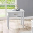 thumbnail image 1 of Steve Silver Frisco Vieilli Table de Fin en Bois Blanc, 1 of 5
