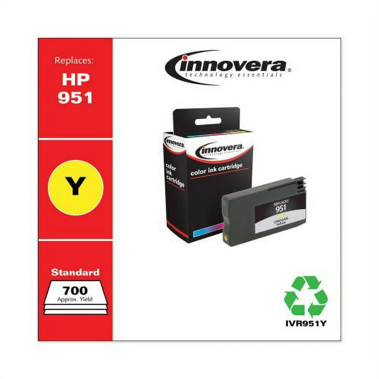 Remanufactured Yellow Ink, Replacement for 951 (CN052AN), 700 Page-Yield, Ships in 1-3 Business Days Remanufactured Yellow Ink, Replacement for 951 (CN052AN), 700 Page-Yield, Ships in 1-3 Business Days