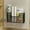 black, variant on Punch-free Kitchen Cabinet Door Storage Box Iron Rack Wall-mounted Cabinet Plastic Wrap Rack Bathroom Refrigerator Rack