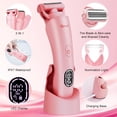 thumbnail image 2 of Afeitadora eléctrica Hatteker 3 en 1 para mujer IPX7 a prueba de agua, 2 of 9
