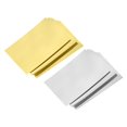 thumbnail image 1 of Unique Bargains 50 Pack Metallic Foil Board Card Stock Sheets 8 Inch x 11 Inch, Gold And Silver, 1 of 4
