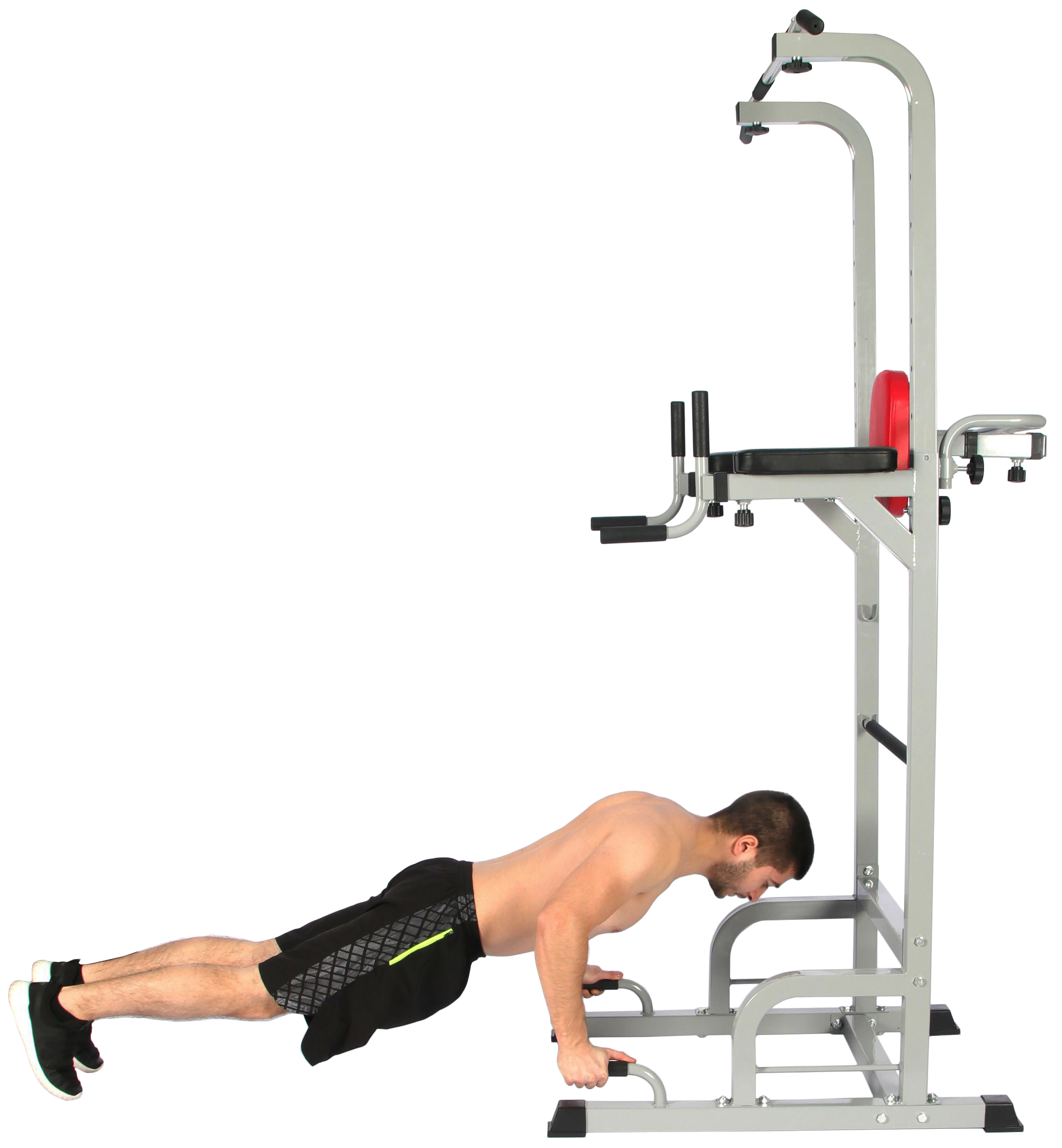 Everyday Essentials Power Tower with Push-up, Pull-up and Workout Dip Station for Home Gym Strength Training - image 5 of 6