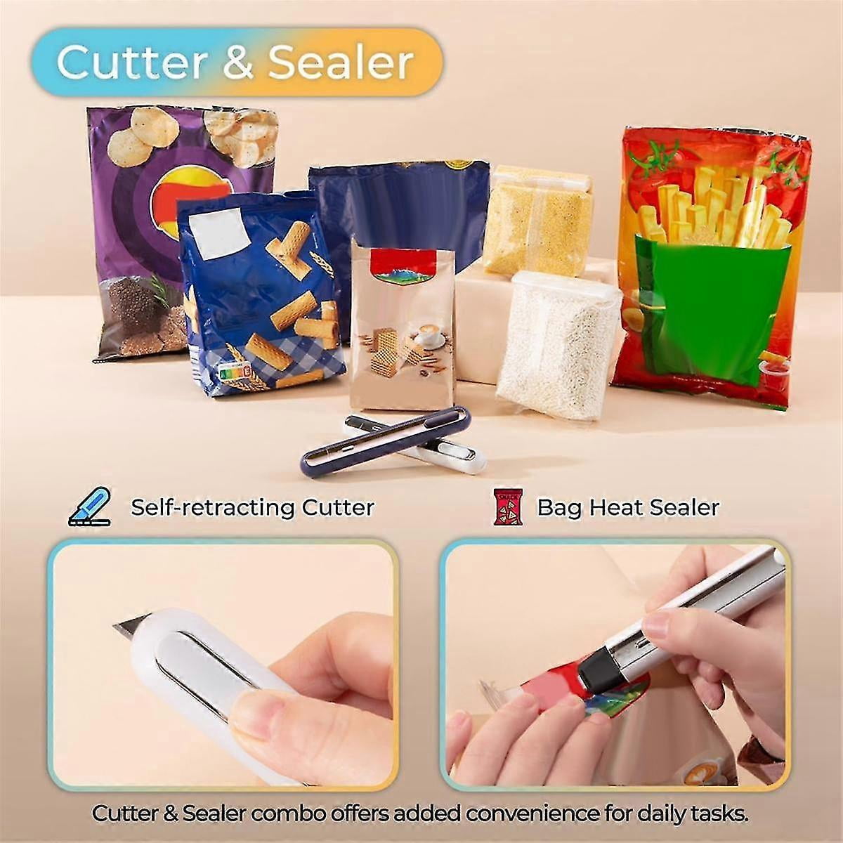 DIY Cordless Heat Press Pen with 3s Rapid Heat, Portable Food Bag Heat Sealer, Foil Quill, Erase Thermal Prints White