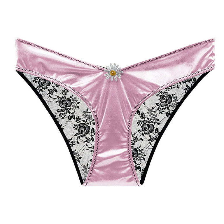 Aayomet Panties Girl Women High Waist G String Brief Pantie Thong Lingerie  Knicker Underwear,RD1 XL