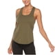 thumbnail image 2 of Camiseta holgada sin mangas para mujer, cuello redondo, sólida, para Fitness, Yoga, ahuecada, camiseta deportiva Pompotops lopia993988, 2 of 9