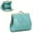 Blue, variant on Genuine Leather Women's Vintage Handbag Wallet - Burgundy Red Top-Grain Cowhide Coin Purse with -Tone Hardware, /Korean Inspired Clasp Wallet for Cash, Cards & Makeup (/Korean Style Collection)