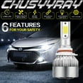 thumbnail image 6 of 2 Sides 9005 HB3 200W 12000LM LED Headlight Bulb Kit Hi/Lo Beam 6000K, 6 of 16