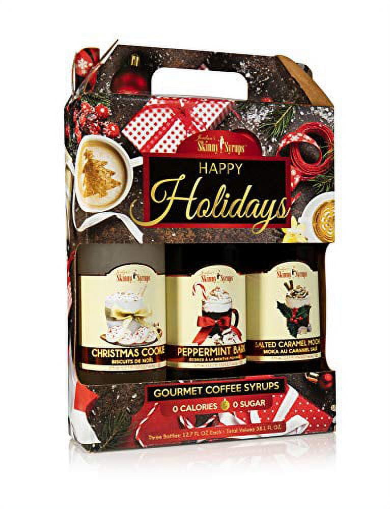 Jordan's Skinny Syrups Happy Holidays Gourmet Coffee Syrup Trio