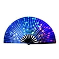 thumbnail image 4 of Lilixerw Folding Hand Rave Fan,Popping Fan for Ground Dance,Party,Decoration,Festival,13 inch, 4 of 9