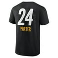 thumbnail image 3 of Men's Joey Porter Jr. Black Pittsburgh Steelers Team Wordmark Player Name & Number T-Shirt, 3 of 3