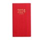 thumbnail image 2 of Planificador 2024 Libro de citas 2024 A6 60 hojas 120 páginas con calendario 12 meses Rojo, 2 of 6