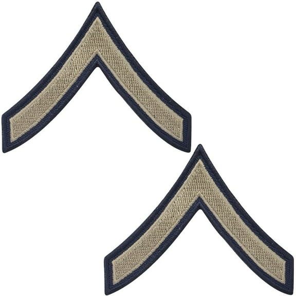 Army Private First Class Stripes WWII Sew On
