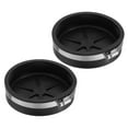 thumbnail image 1 of Uxcell 2 Pcs 4 Inch Mechanical Test Pipe Cap PVC Pipe Steel Plug Cover Black, 1 of 7