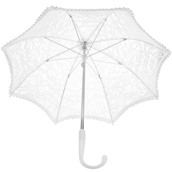 MUSEYA Vintage Bridal Parasol Iron Cloth 1Pack 18.5X18.5X17.7In