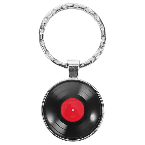 Llavero de música retro, llavero de vinilo de DJ, llavero de disco de vinilo, llavero, joyería, regalo para amantes de la música, bolso, decoración