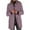 Purple 1, variant on Kaemgyyd Women's Wool Blend Coat Fashion Stand Collar Casual Trench Overcoat Winter Button down Long Sleeve Jackets with Pocket