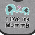 thumbnail image 4 of Inktastic I Love My Mommy Boys or Girls Baby Bib, 4 of 4