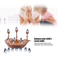 thumbnail image 4 of Penguin Boat Stacking Game Innovative Balance Kids Toy Pirate Boat Toy Tabletop Game for Children Early Learning Educational Toy, 4 of 7