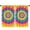 Yellow Tie Dye, variant on Blackout Kids Curtains,Colorful Tie Dye Flower Mandala Pattern Childrens Insulated Curtains Set Of 2,Bedroom Essentials,Toddler Room Decor 42"x54"