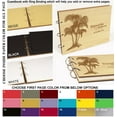 thumbnail image 7 of Darling Souvenir Personalized Engraved Laser Cut Wedding Guest Book Wooden Cover Sign-in Book Registry Guestbook Scrapbook-TG, 7 of 7