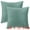 Green, variant on Unique Bargains 2 Soft Velvet Knitted Throw Pillow Covers Spring Decorative Pillow Cases Dark Blue