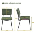 thumbnail image 3 of 2 Sillas de Comedor Sherpa KAMROMI DC FurnitureR Moderno, 3 of 7