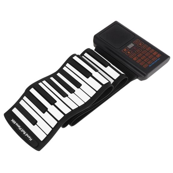 LOLIPPYY Digital Piano Weighted Keys Portable Electric Piano Black 1Pcs Entertainment Family