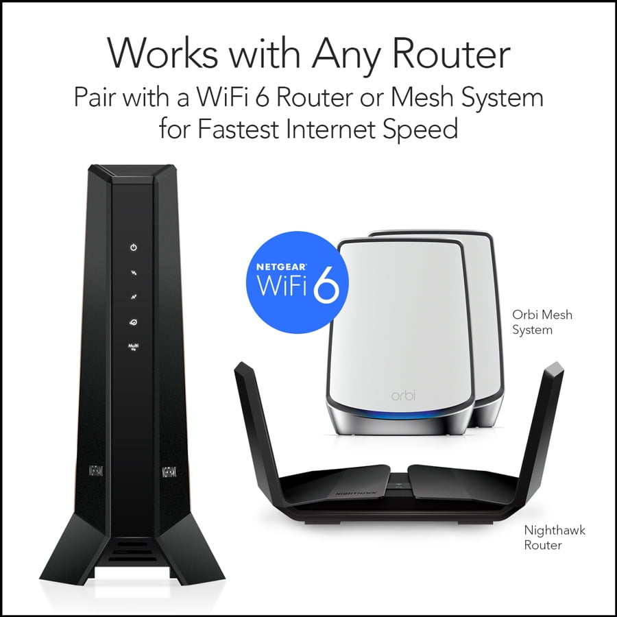 Netgear Nighthawk Docsis 3 1 Cable Modem Compatible With Xfinity Spectrum Cox And More Cm00 Walmart Com Walmart Com Netgear Nighthawk Docsis 3 1 Cable Modem Compatible With Xfinity Spectrum Cox And More Cm00 Walmart Com Walmart Com