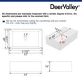 thumbnail image 5 of DV-1K0161W 33"L x 20"W Kitchen Sink, Farmhouse Workstation Sink with Cutting Board and Dish Drying Rack, 5 of 16