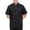 Black, variant on Chef Top Patch Pocket Single-breasted Stand Collar Buttons Short Sleeves Catering Restaurant Unisex Plus Size Chef Uniform Cooking Clothes